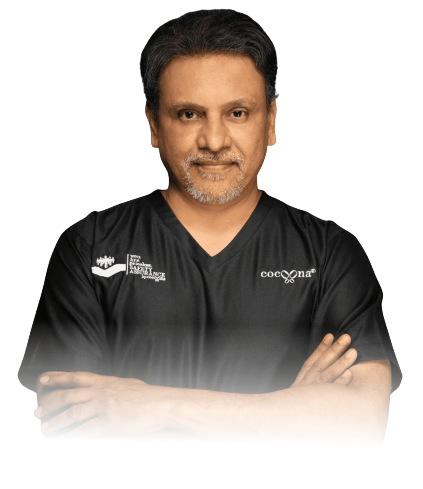 Doctor administering PRF platelet rich fibrin injection into female scalp for hair regrowth at Cocoona