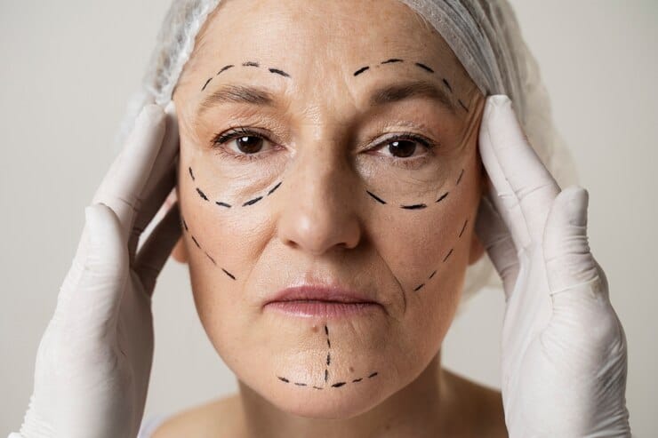 Facelift surgery before and after at Cocoona Clinic
